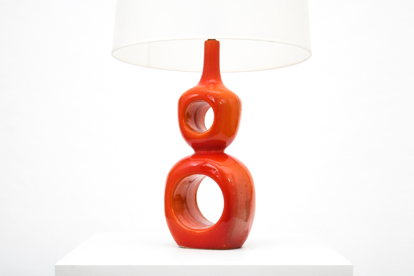 Unknown artist table lamp side view