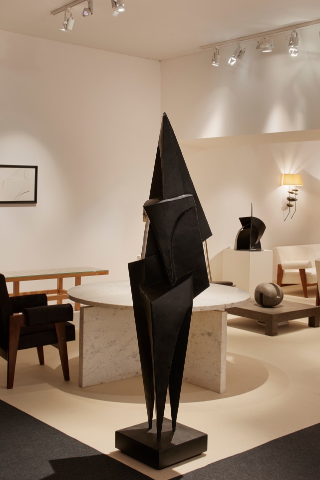 Magen H Gallery's booth at PAD London: showcasing Boris Anastassievitch's &quot;La Cath&eacute;drale&quot; scultpure