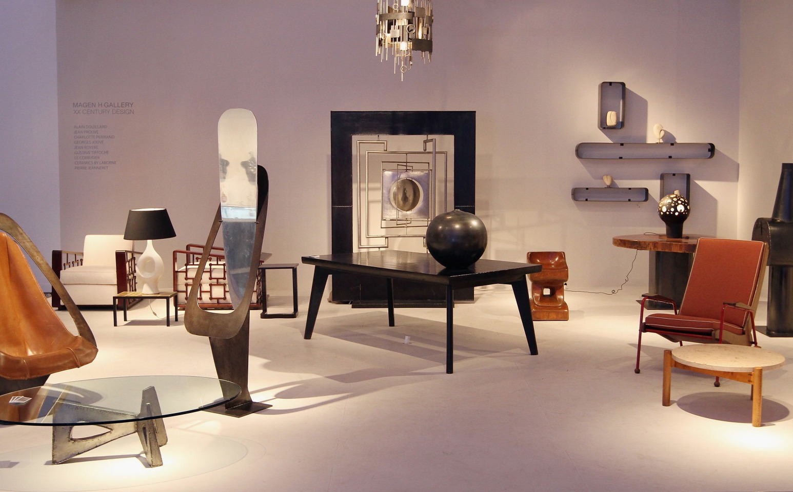 Magen H Gallery's booth in Design Miami 2011, closer view