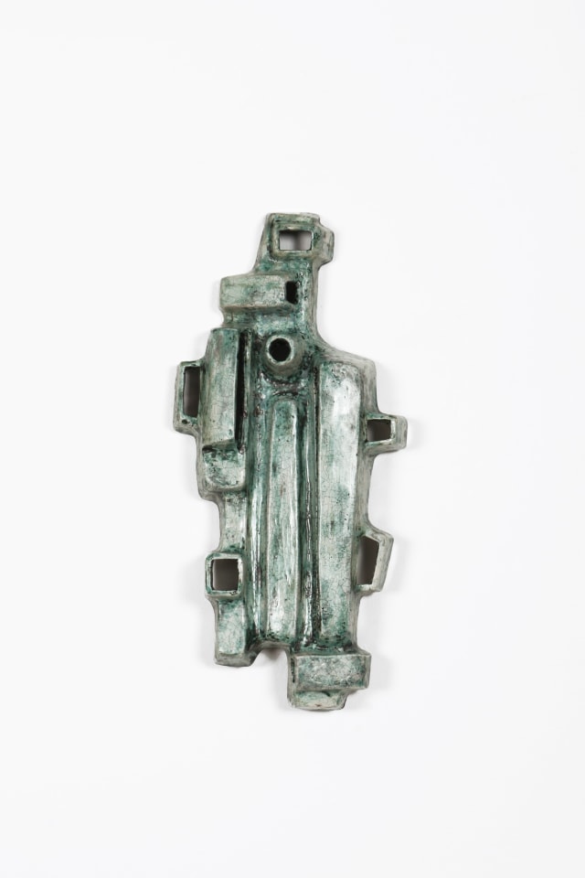 Andre-Aleth Masson's ceramic wall sculpture full straight view