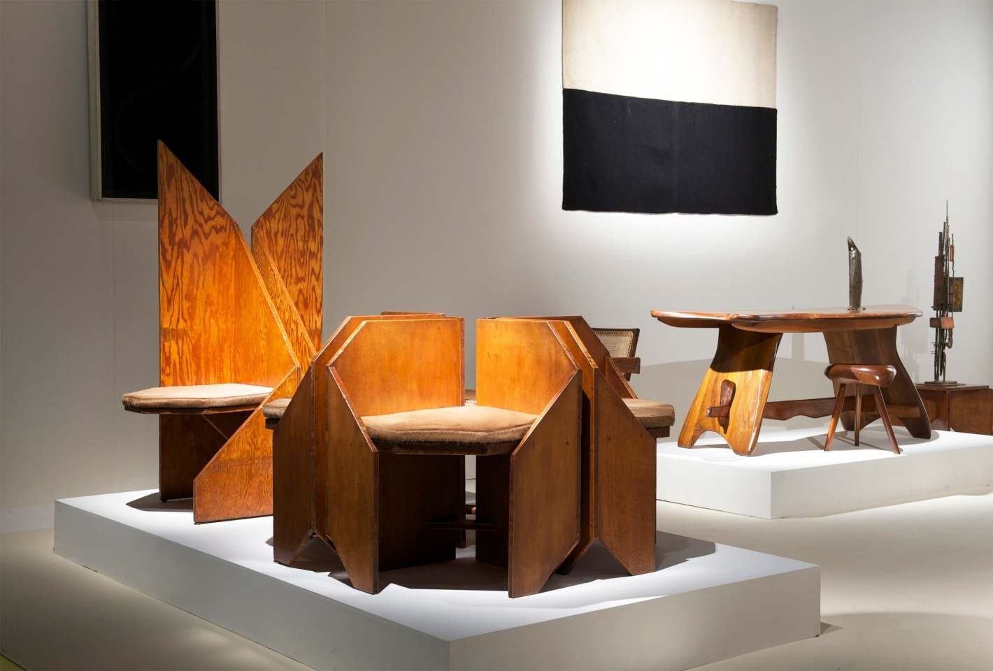 Herv&eacute; Baley's high chairs and set of 4 chairs