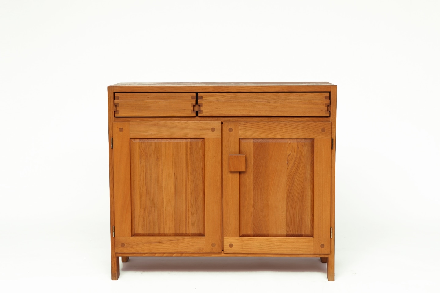 Pierre Chapo's &quot;R07&quot; sideboard, front straight view from above