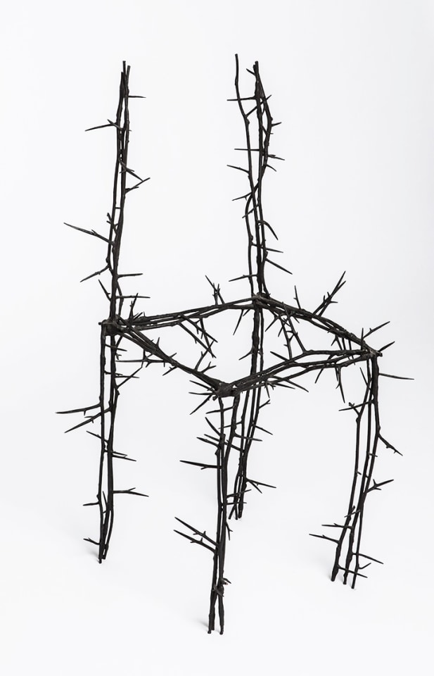 Michele Oka Doner's Terrible Chair, full diagonal view