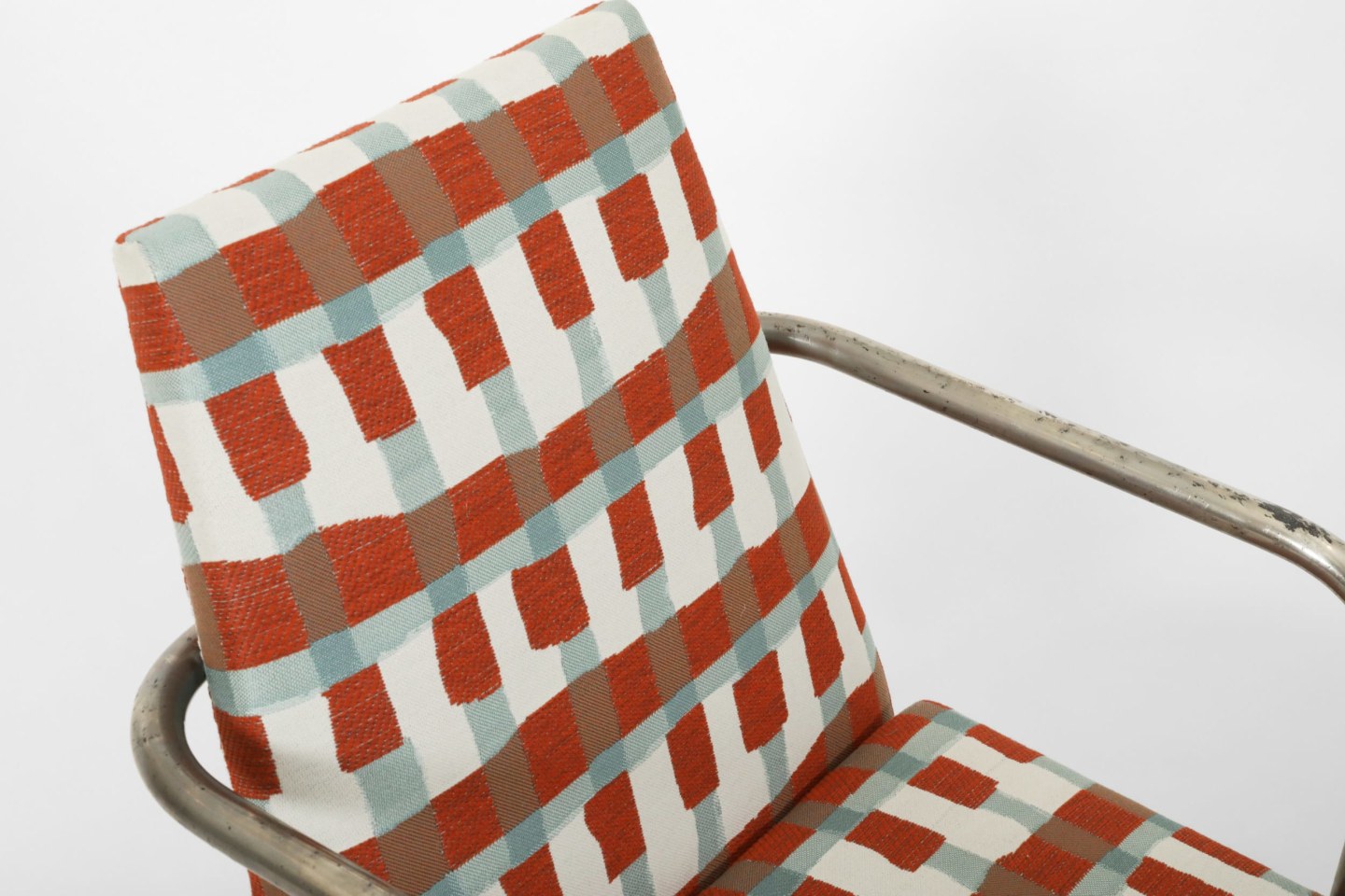 Modernist Chair, c.1930_upholstery detailed view front of chair