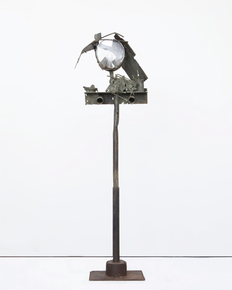 Sylvain Contini's floor lamp straight view