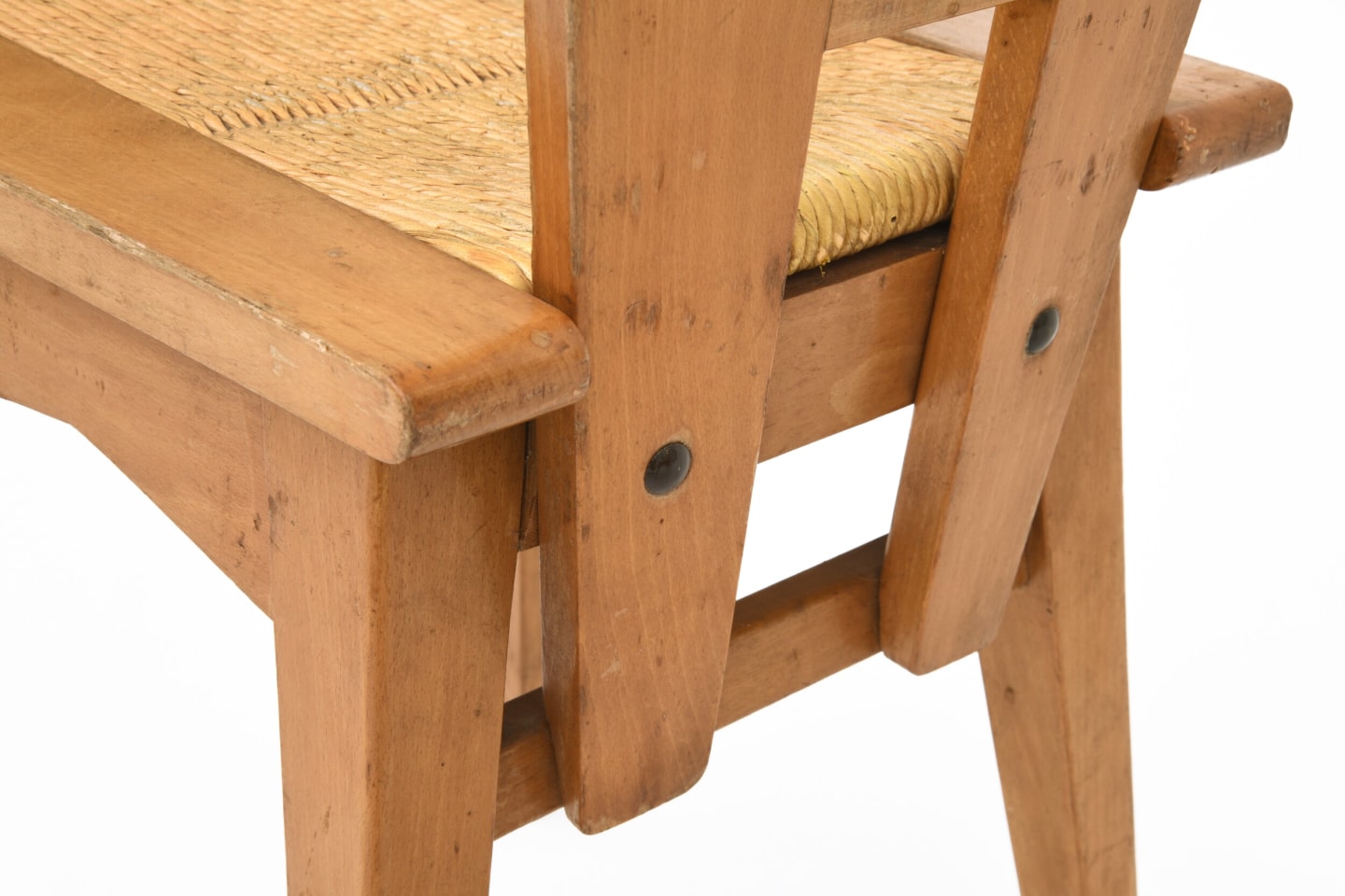 Henry Jacques Le M&ecirc;me's Set of 4 chairs, detailed view of back