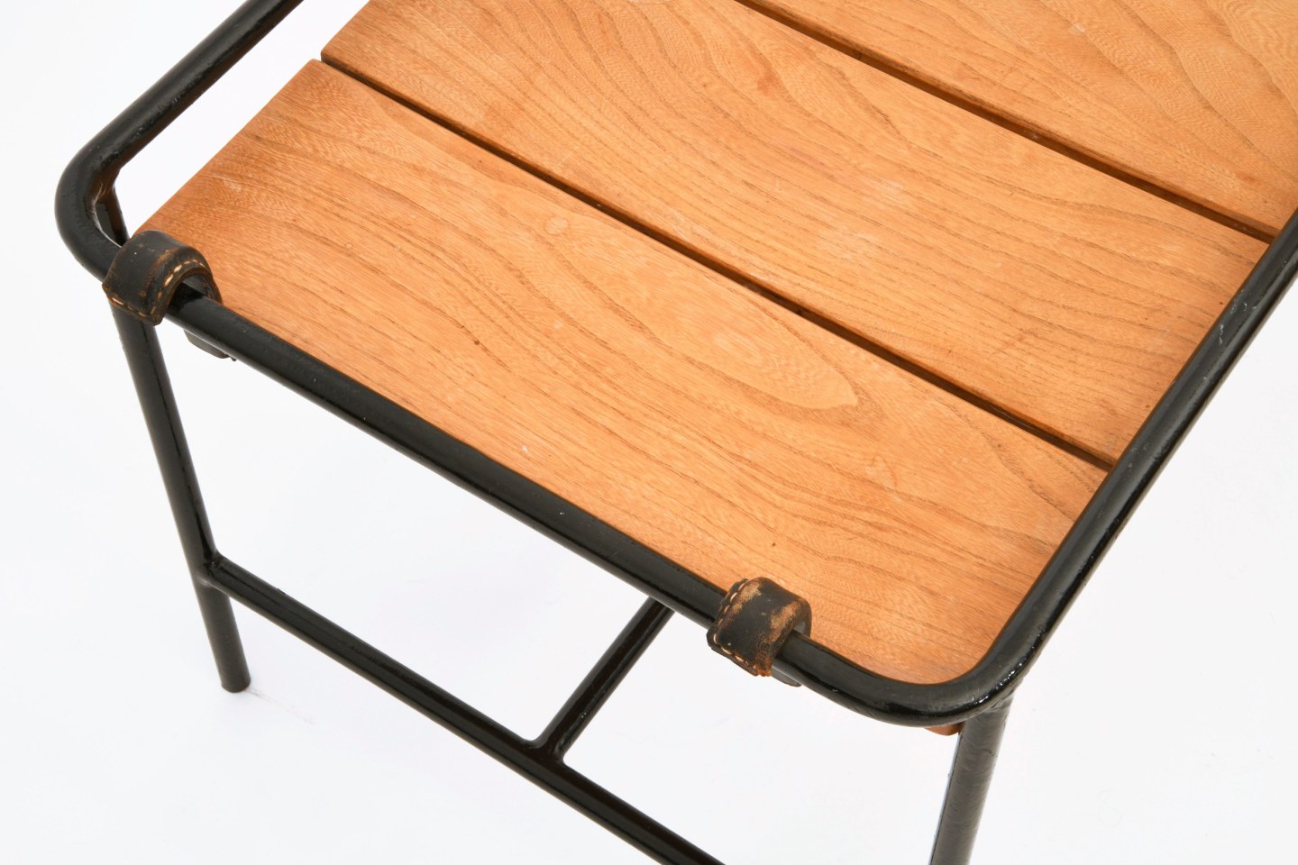 Jacques Adnet's side table detail