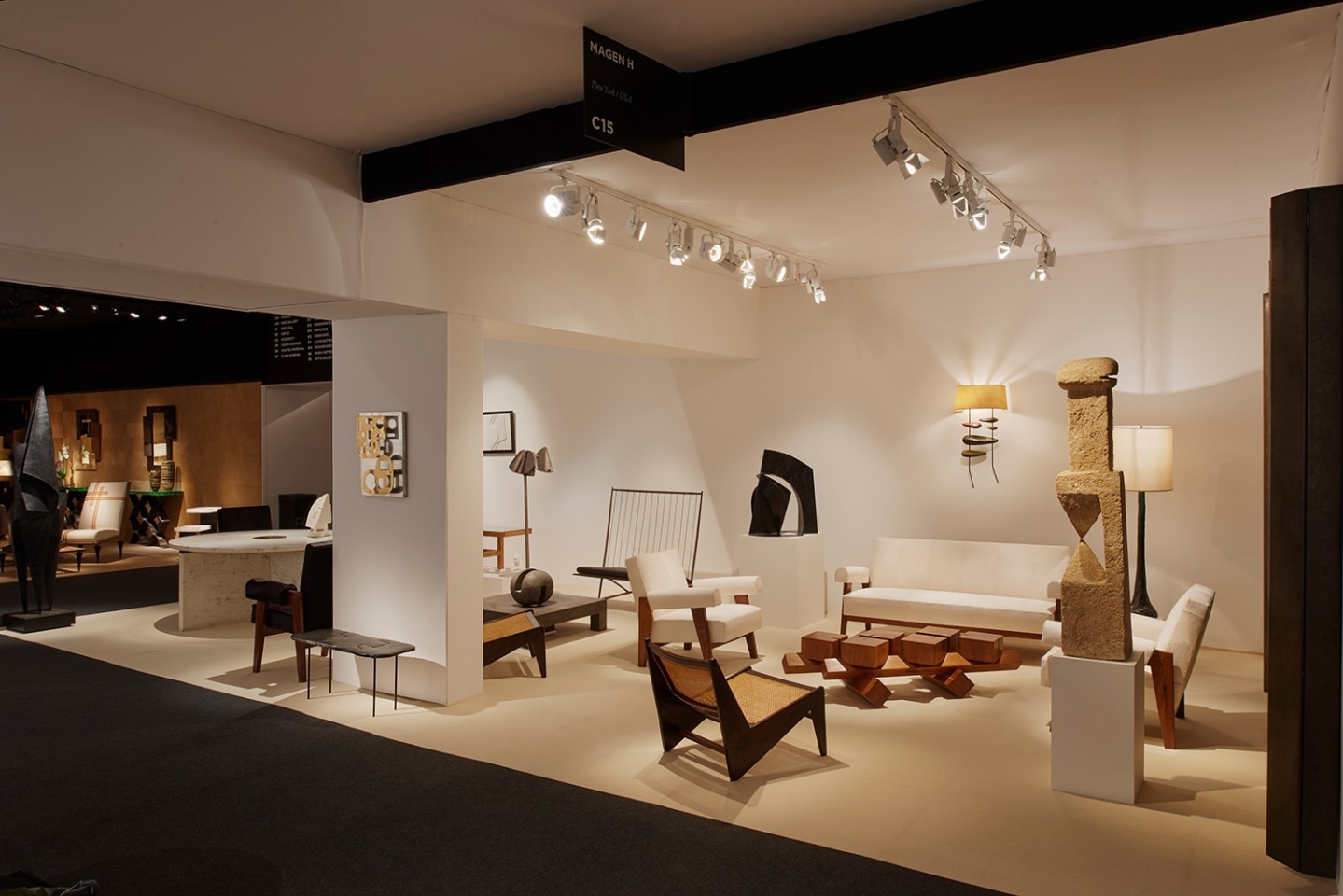 Magen H Gallery's booth at PAD London: installation view of the entire booth