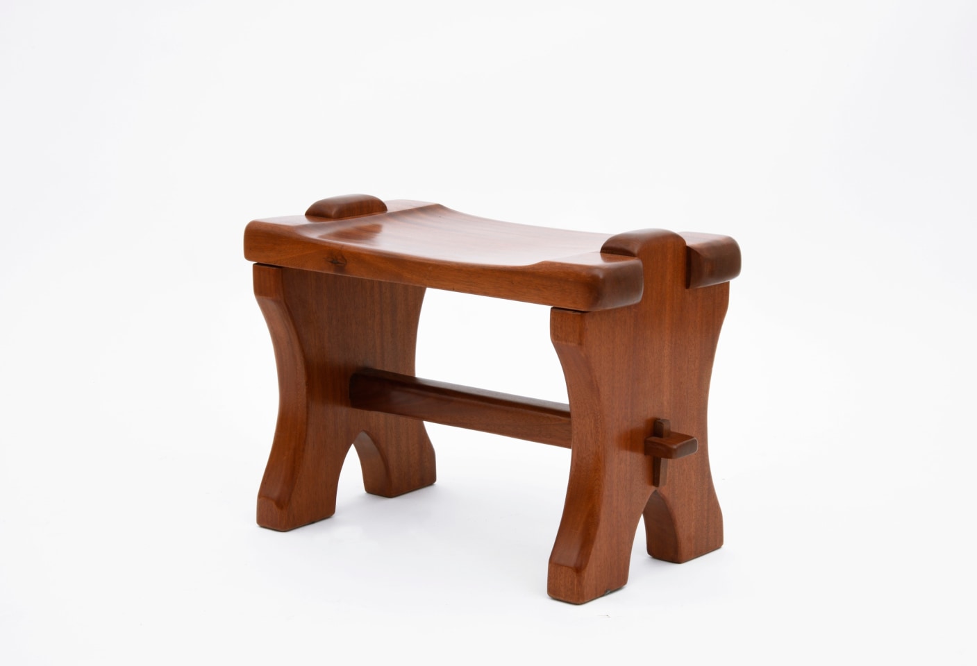 Odile Noll's side table/stool, side view from above