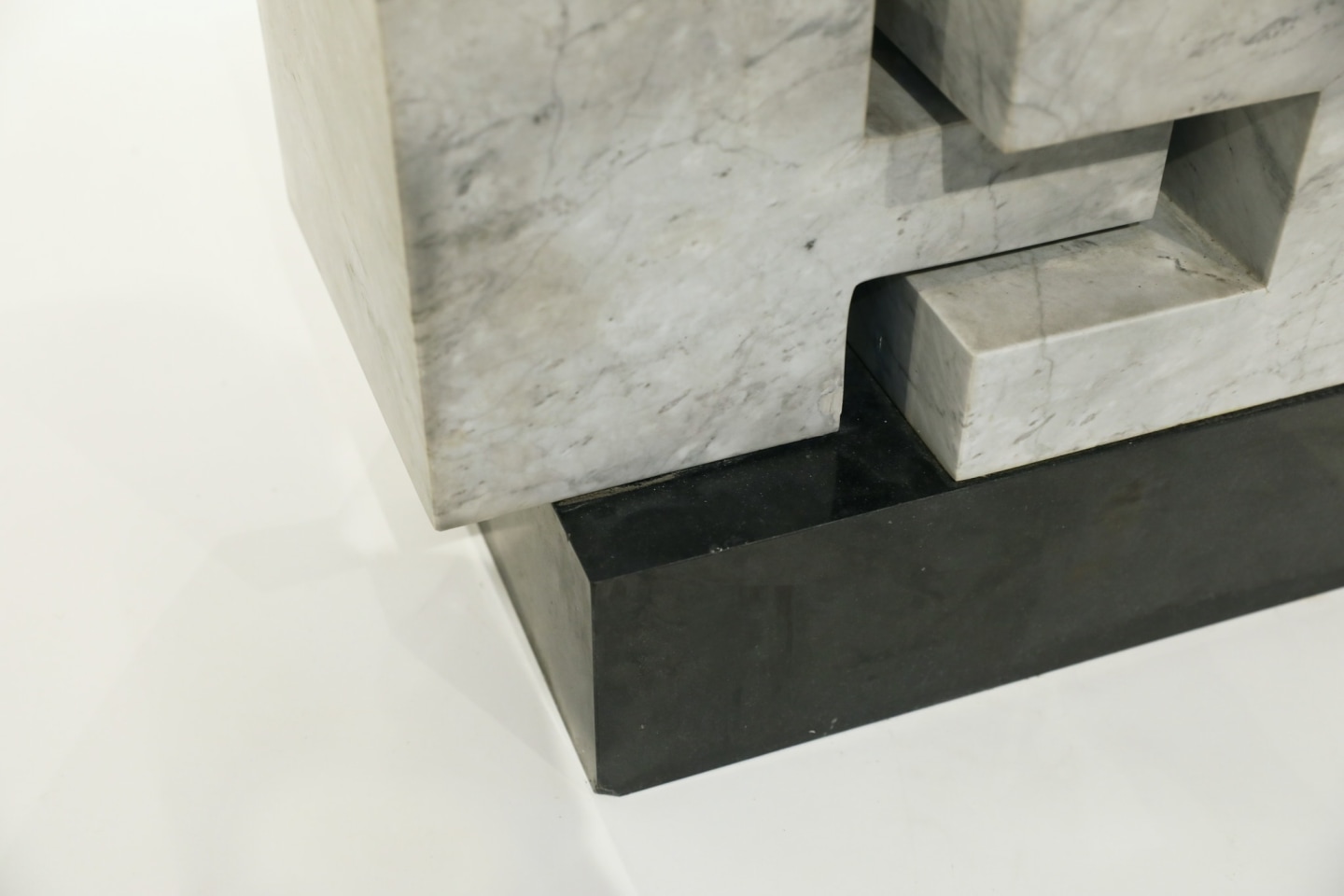 Close up view of sculpture