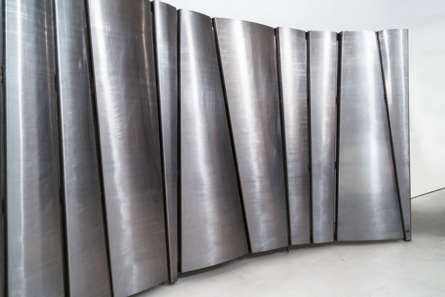 Philolaos Tloupas' large steel screen, detailed view