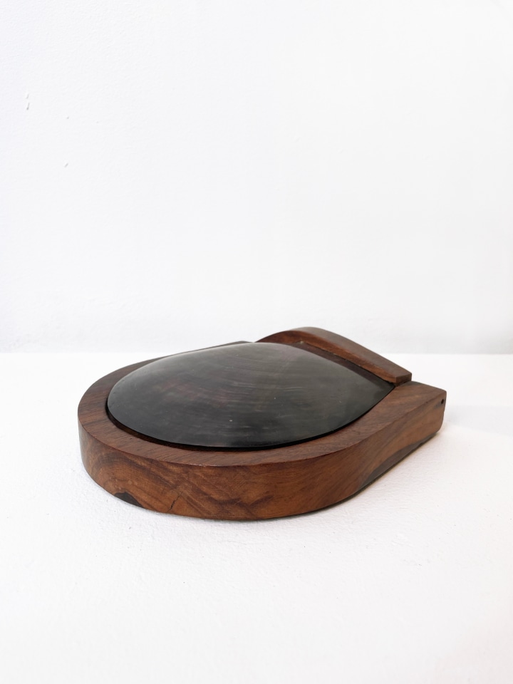 Alexandre Noll's cigarette box, full view with lid closed