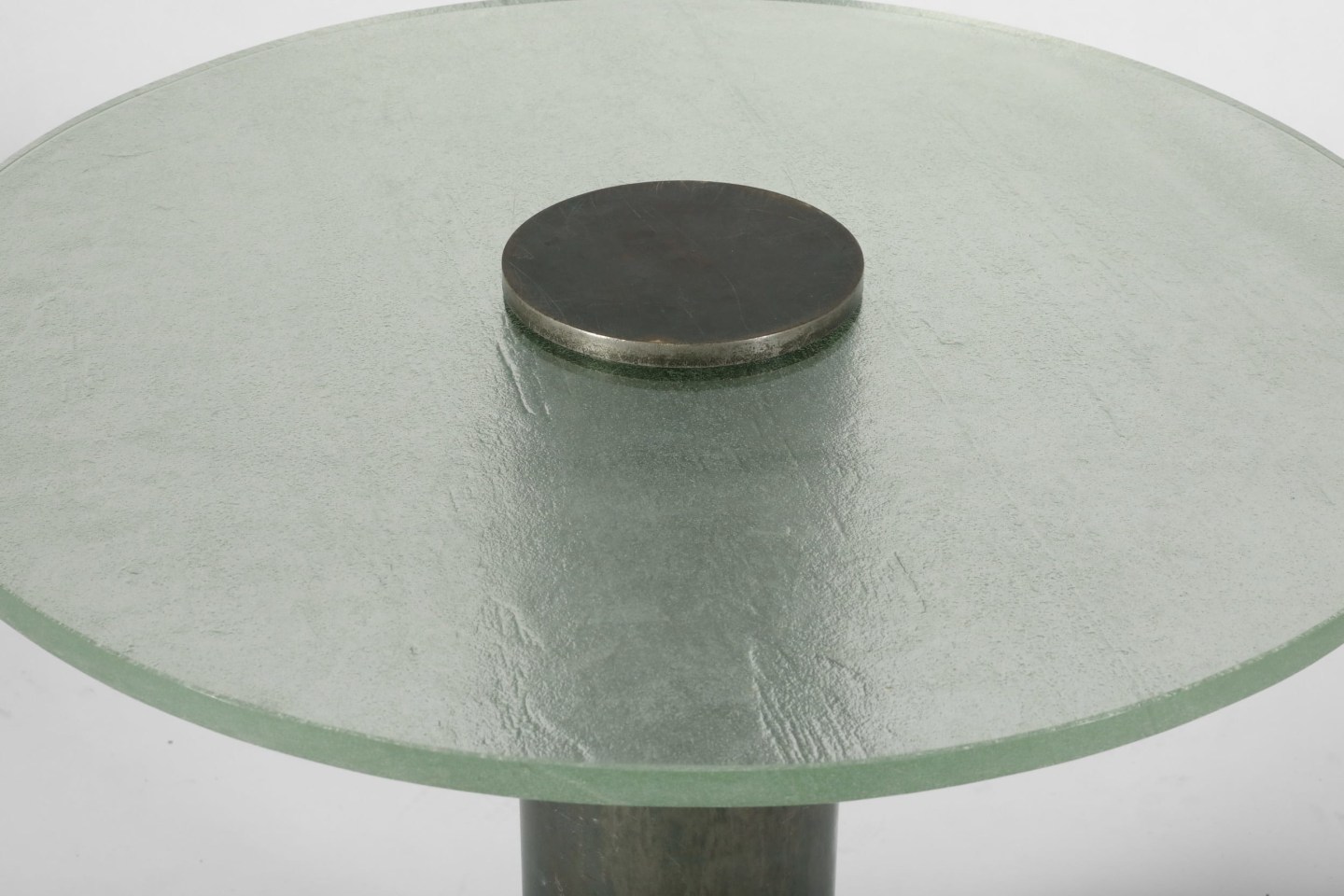 Djo Bourgeois (1898 - 1937) Side Table, c.1930_full view of glass component of side table