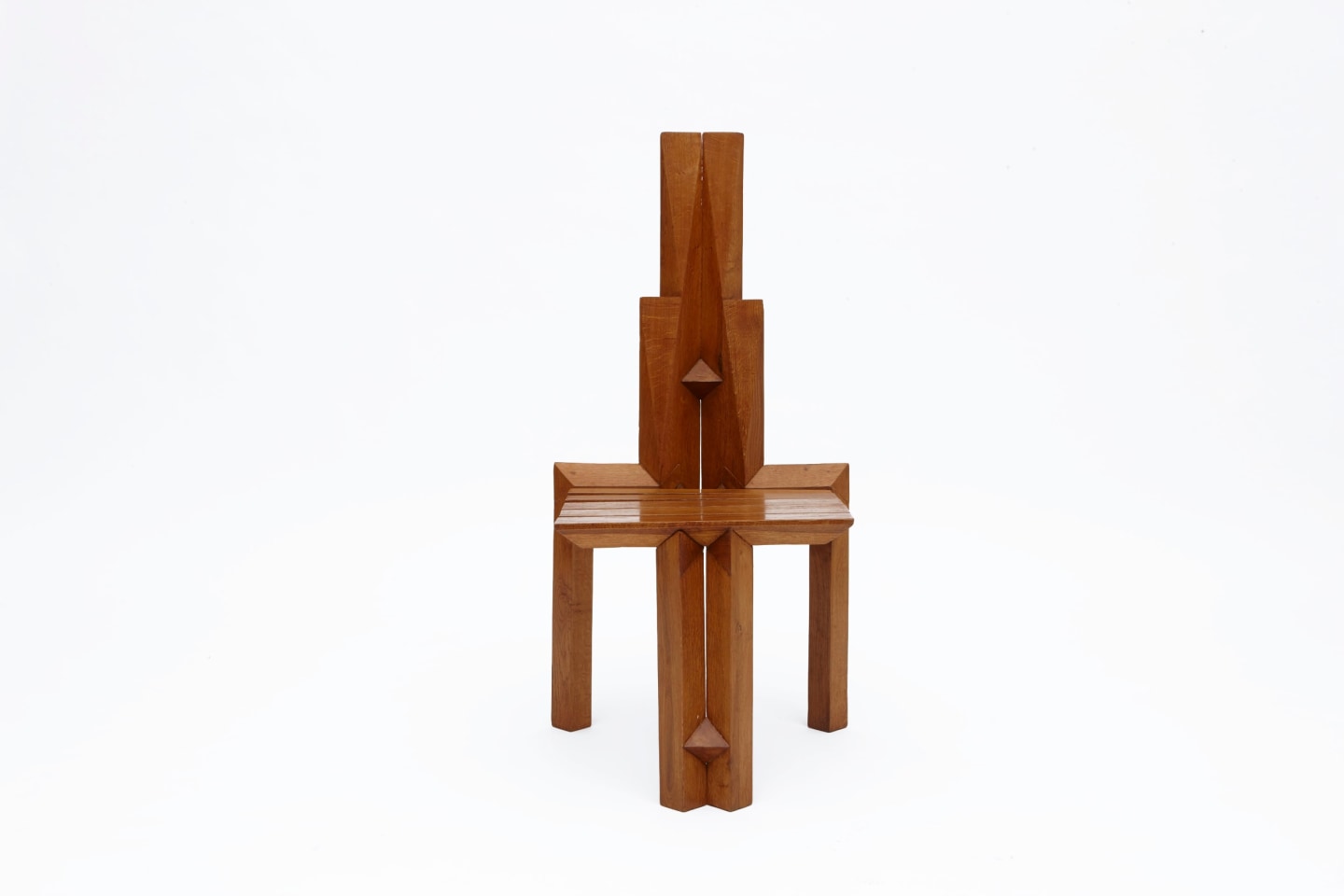 Dominique Zimbacca's &quot;Sculpture&quot; chair, full front view