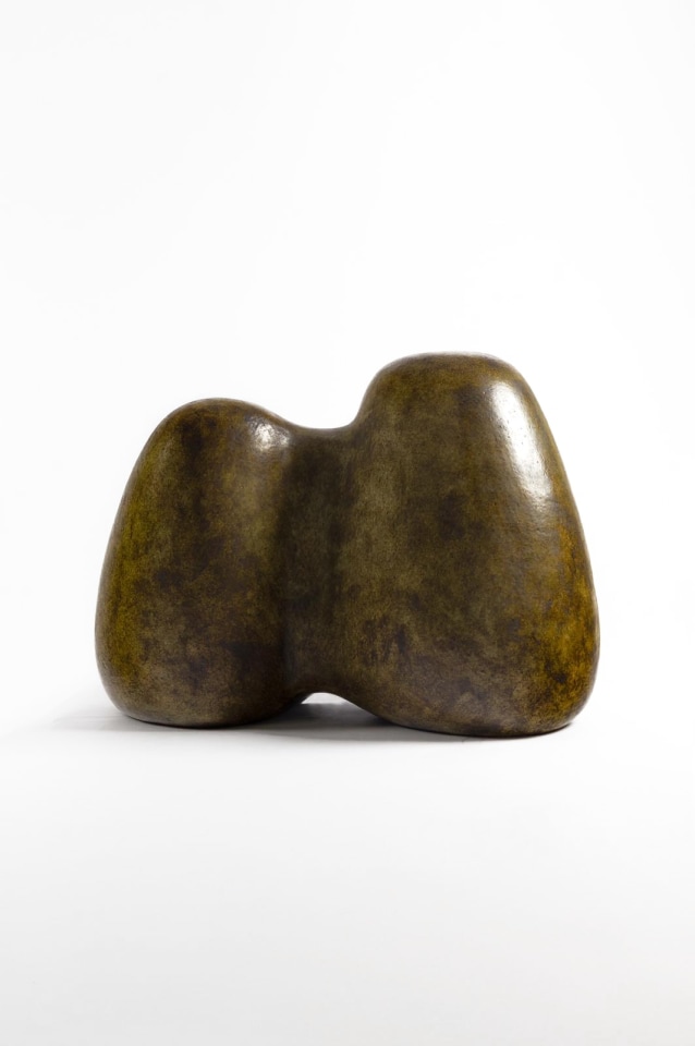 Les 2 Potiers' ceramic sculpture back view