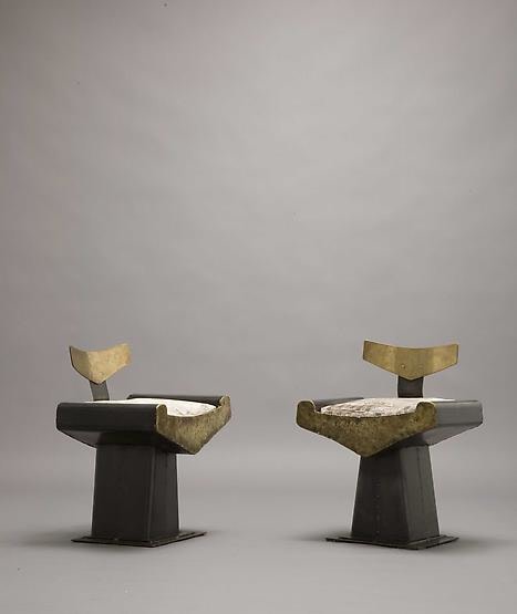 Alain Douillard's set of chairs, 1990