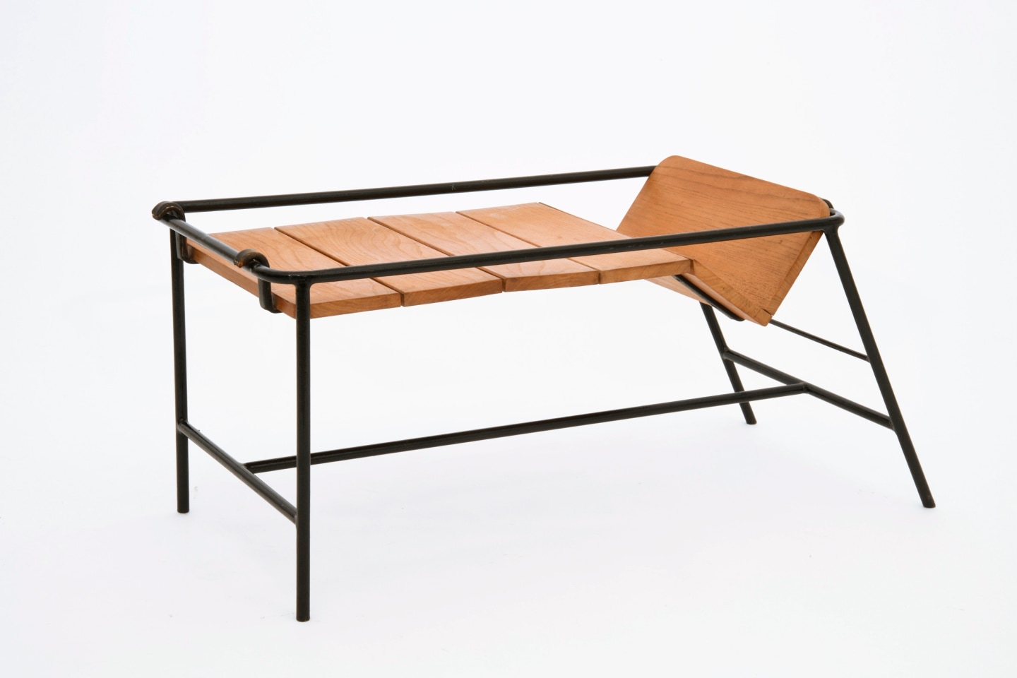 Jacques Adnet's side table side view