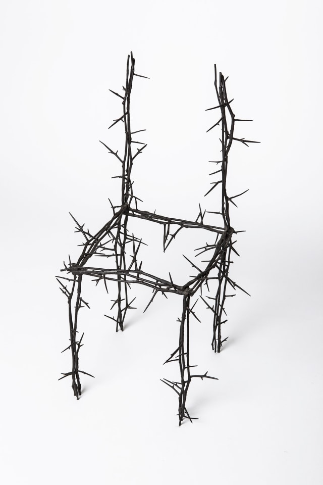 Michele Oka Doner's Terrible Chair, full diagonal view from above