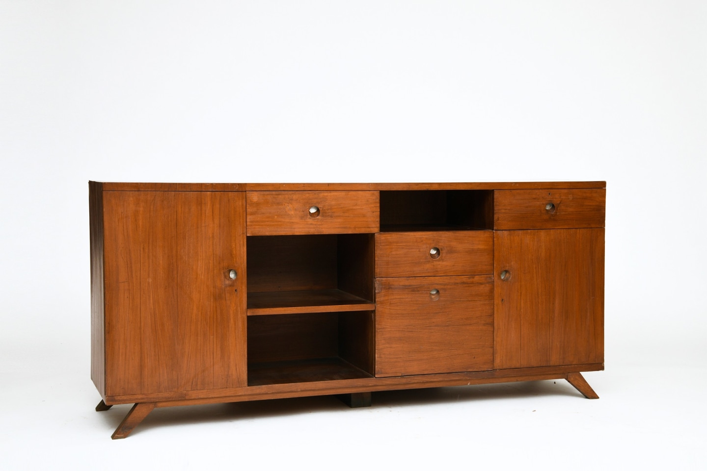 Pierre Jeanneret's sideboard, full front diagonal view