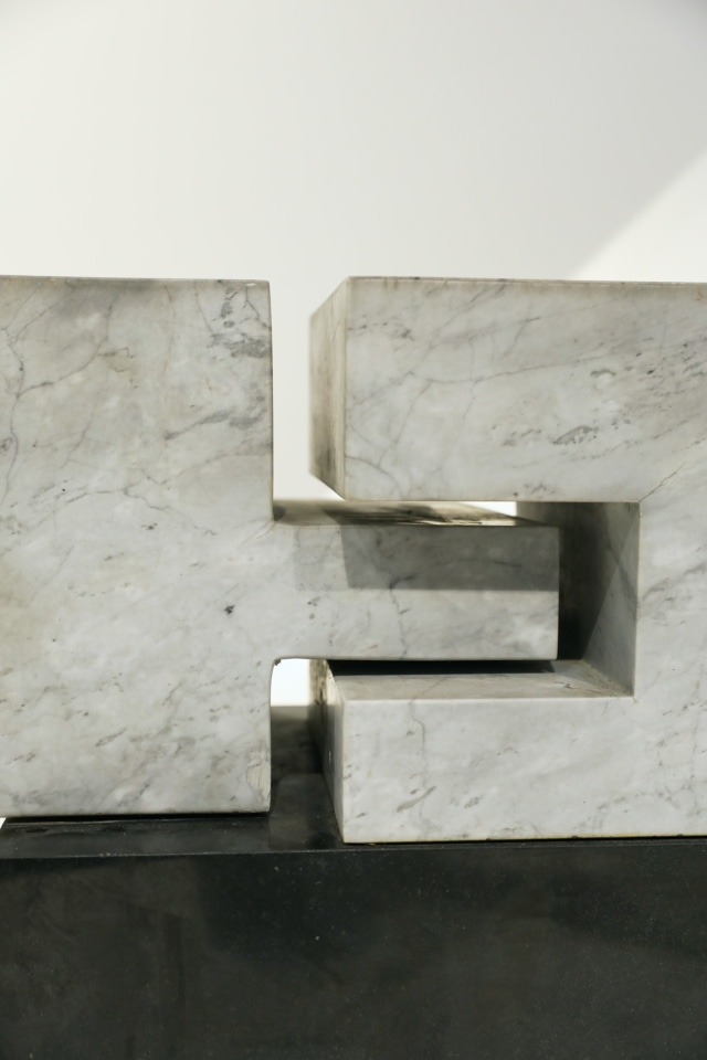 Detailed view of sculpture