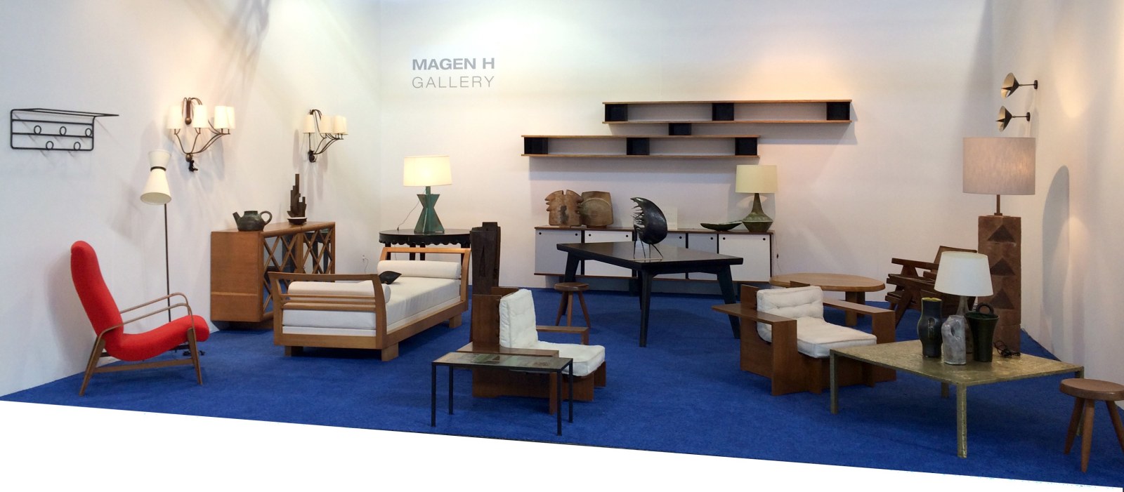 Magen H Gallery's booth at FOG Design + Art, installation view of entire booth