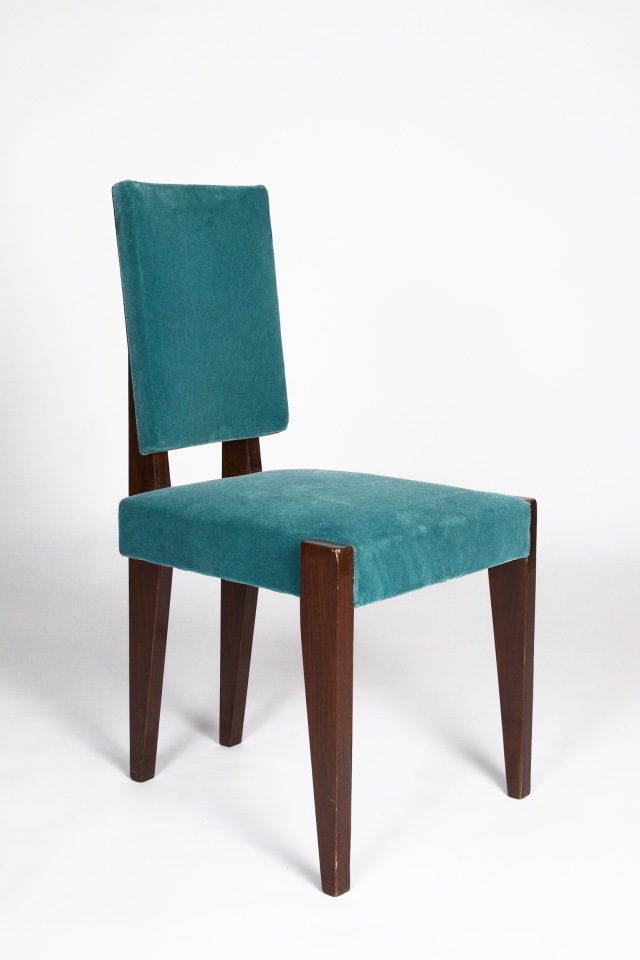 Andr&eacute; Sornay's chair, front diagonal view