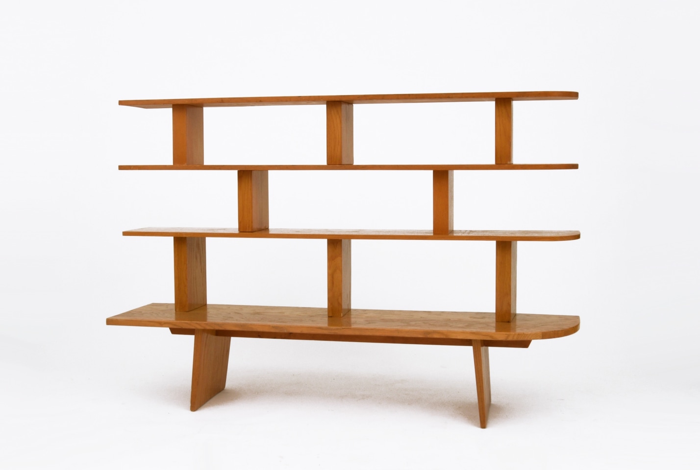 Charlotte Perriand's bookshelf, straight view