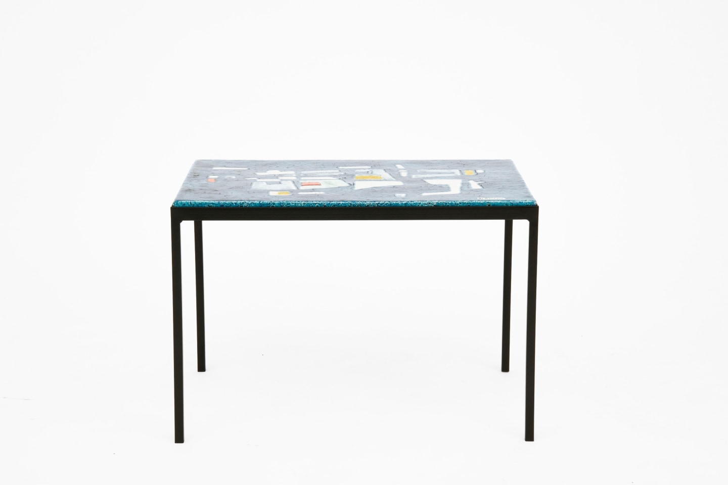 Jean Amado's ceramic coffee table lower view