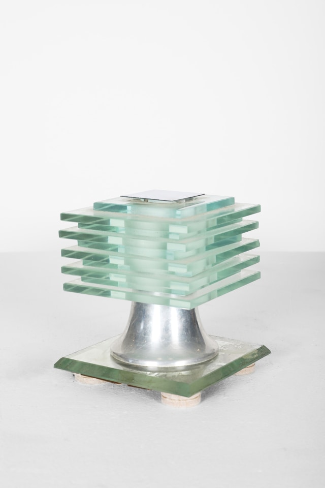 Maison Desny (1927 - 1933) Table lamp veilleuse, c.1930_ 3/4 view