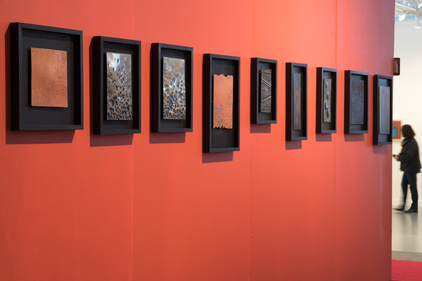 Wall of wall sculptures by Pierre Sabatier