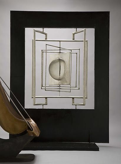 Alain Douillard's &quot;Miroir aux Alouettes&quot; sculptural screen, c. 1978