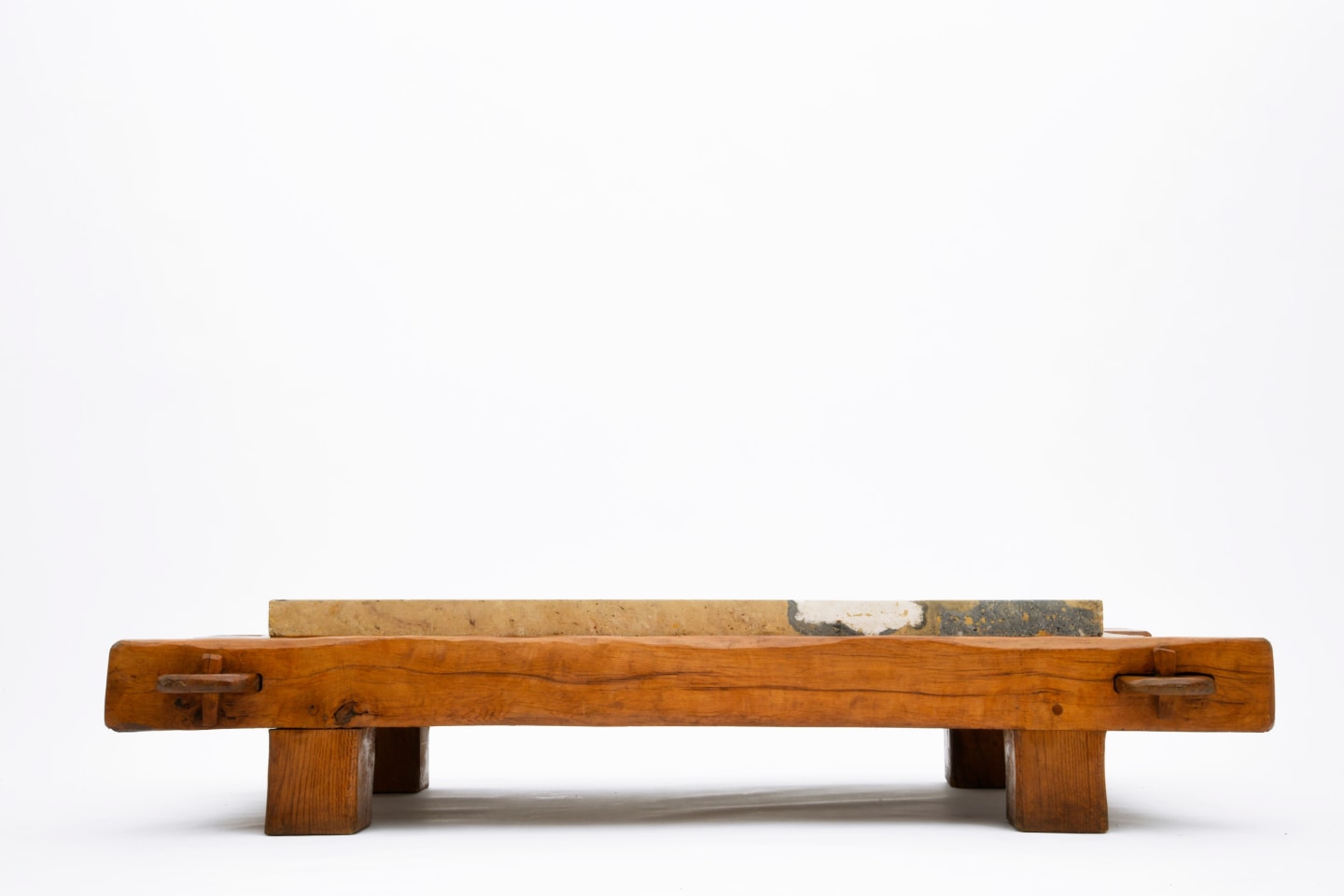 Paul Becker's coffee table eye level view