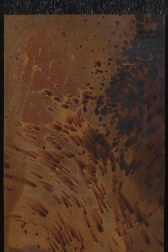 Close up view of artwork