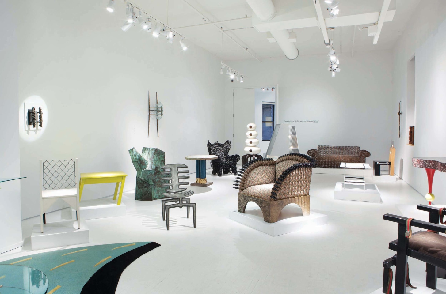 Art et Industrie exhibition, full view of installation