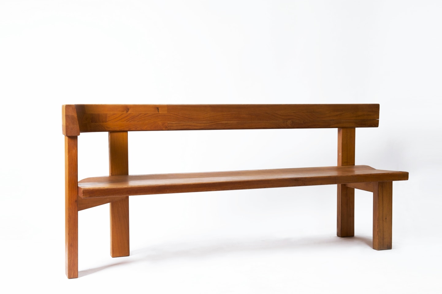 Pierre Chapo &quot;S35D&quot; bench diagonal view