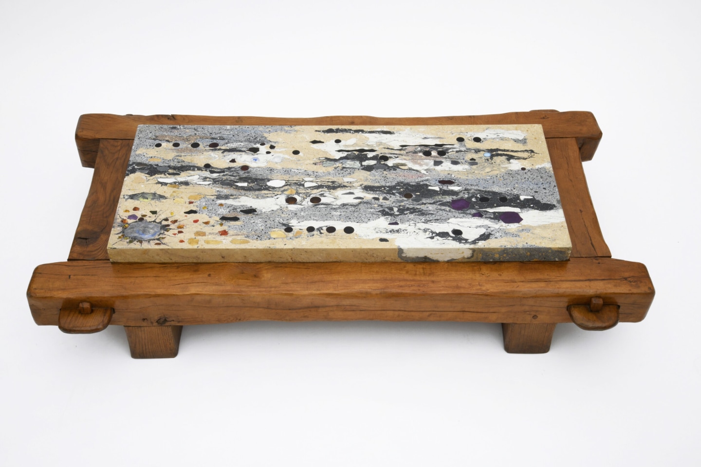 Paul Becker's coffee table top view