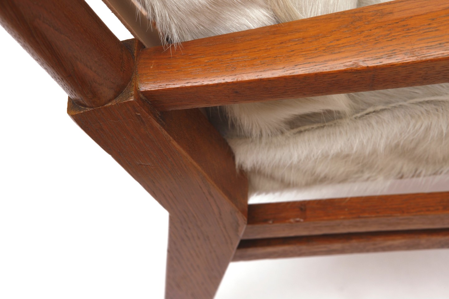 Jacques Adnet's armchairn arm details