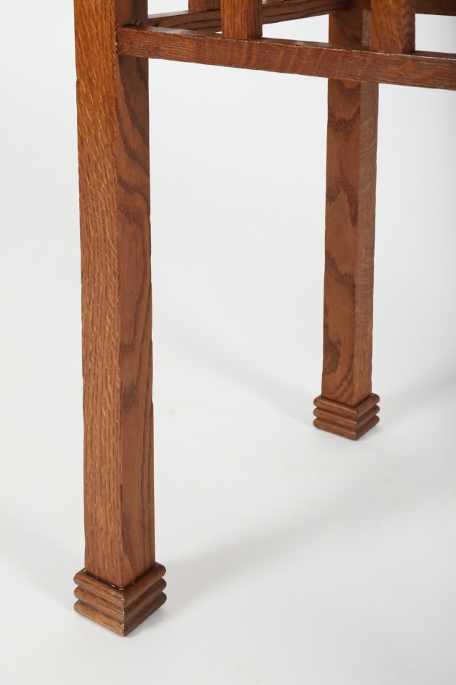 Francis Jourdain (1876 - 1958) Small table, c.1930_close up on table back legs