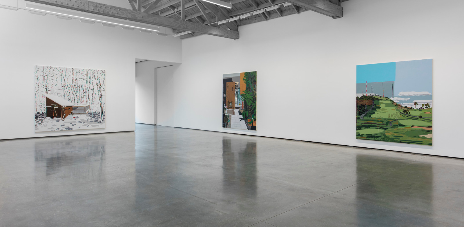 Jonas Wood Interiors and Landscapes Exhibitions David Kordansky