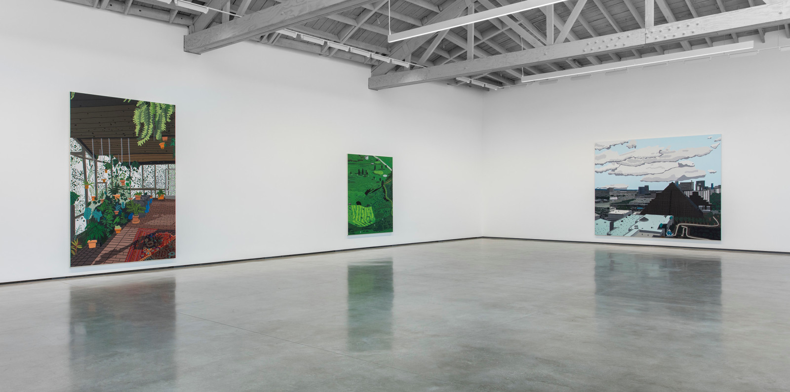 Jonas Wood Interiors and Landscapes Exhibitions David Kordansky