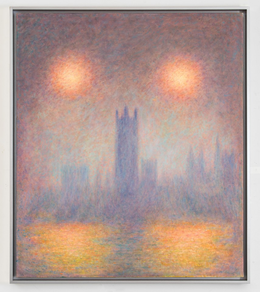 Laurent Grasso Studies into the Past the work is accompanied by a signed certificate of authenticity oil on canvas painting: 36 11/16 x 31 5/8 inches (93.2 x 80.3 cm) framed: 38 5/16 x 33 1/4 x 1 7/8 in (97.3 x 84.5 x 4.8 cm) (LG-P.21.3016)