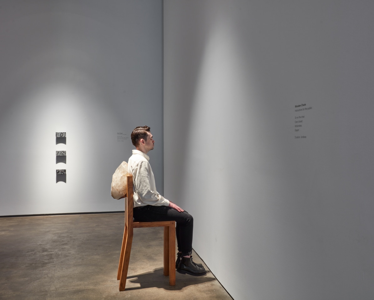 Installation view of Marina Abramović: Performative at Sean Kelly, New York, March 4 – April 16, 2022,