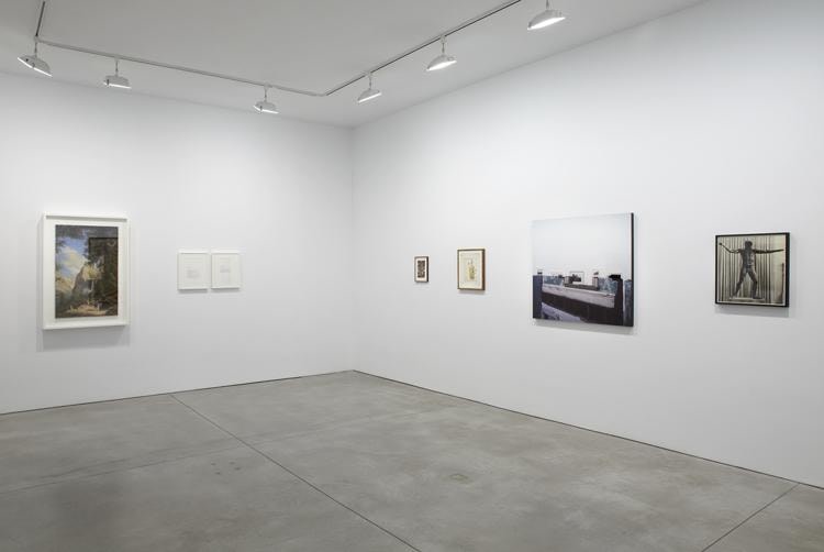 Installation view of memories of the future at Sean Kelly, New York