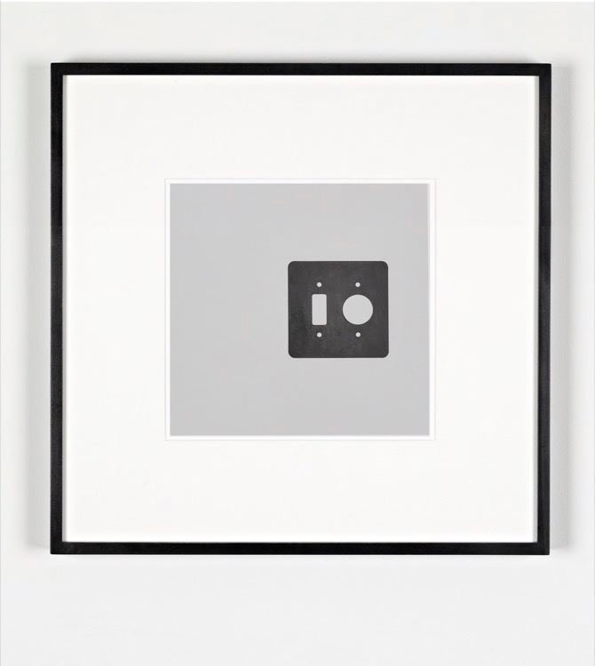 Switch and Outlet, 2017, pencil on photogram