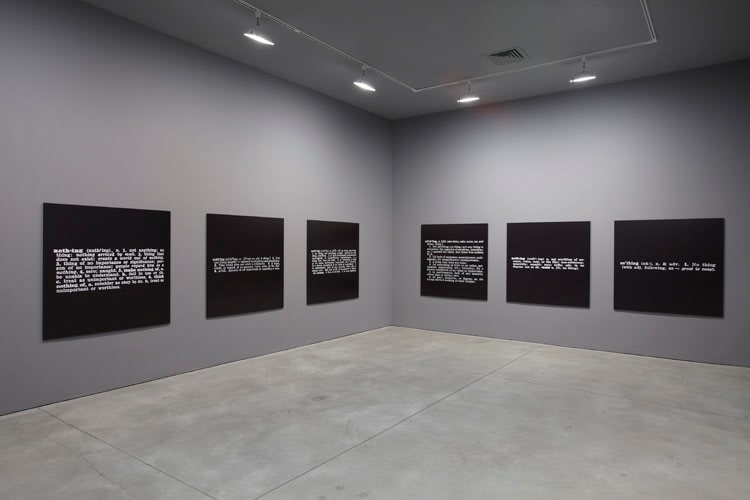 Joseph Kosuth Sean Kelly Gallery