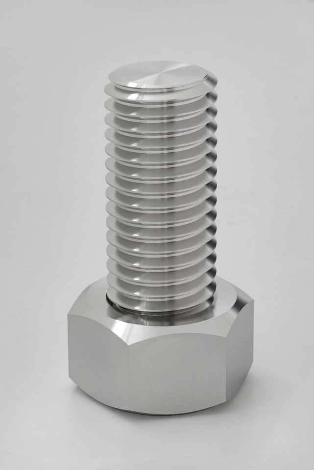 Thread and Nut 2, 2016, stainless steel