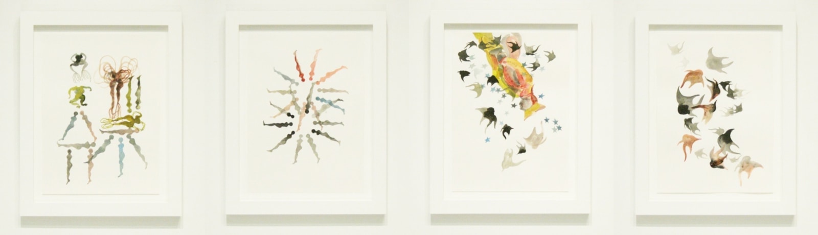 Shahzia Sikander Rupture Lexicon 1-4, 2017