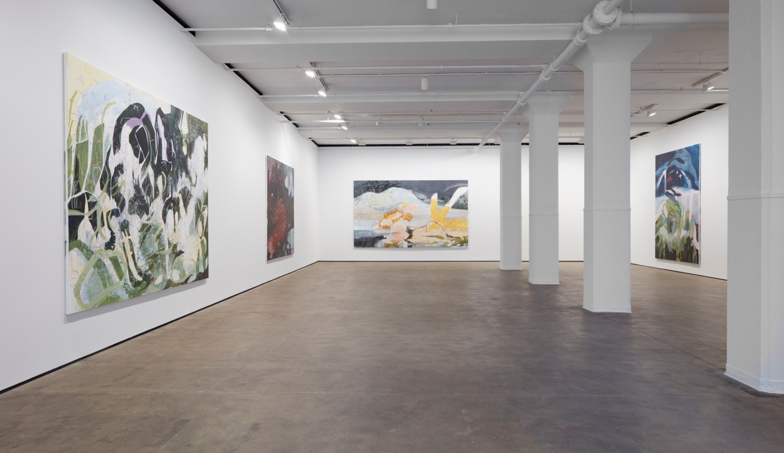 Installation view of&nbsp;Janaina Tsch&auml;pe: HumidGray and ShadowLake&nbsp;at Sean Kelly, New York