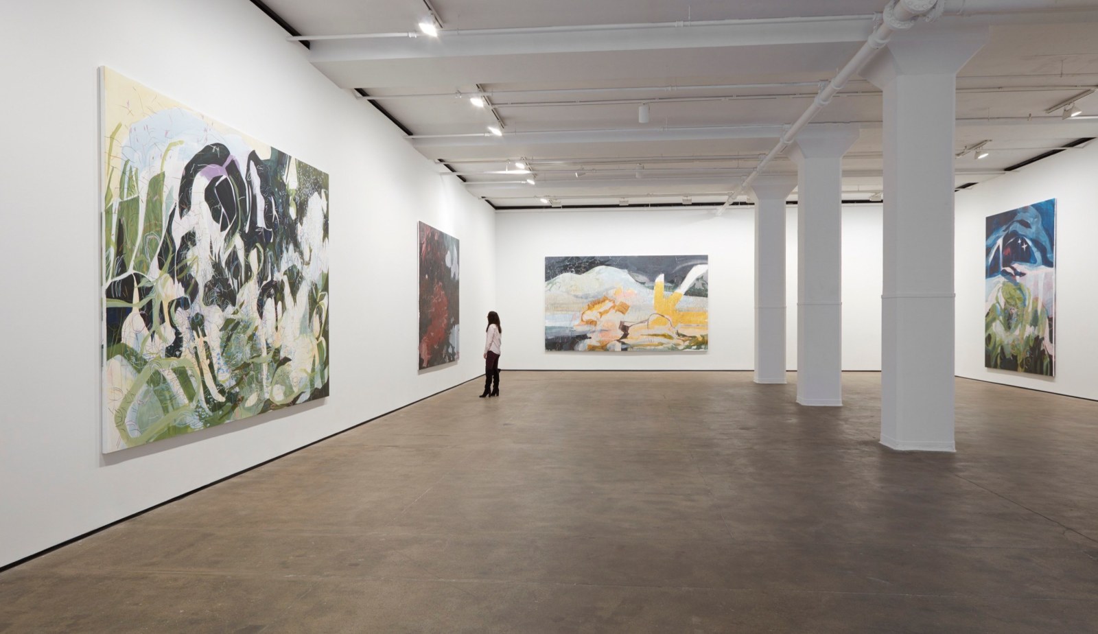 Installation view of&nbsp;Janaina Tsch&auml;pe: HumidGray and ShadowLake&nbsp;at Sean Kelly, New York