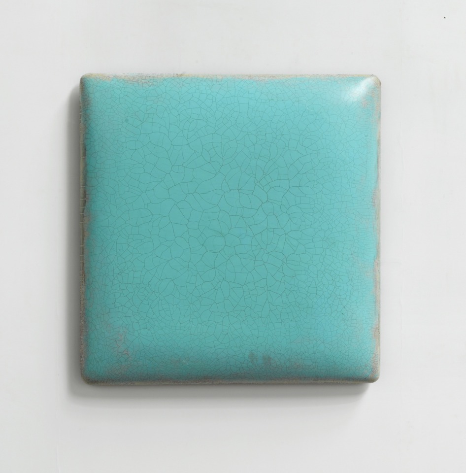 Firmament&nbsp;天青,&nbsp;2017, oil, lacquer, linen and wood